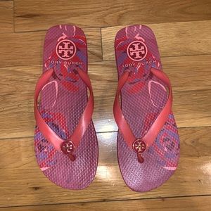 Tory Burch printed thin flip-flop